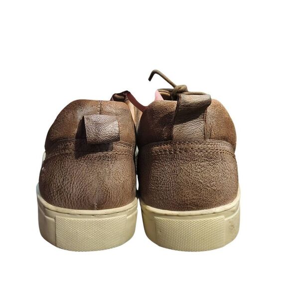 Roan Bed Stu Sneakers Men's 11 Brown Anduril Low Top Leather Distressed Lace Up - Picture 4 of 8